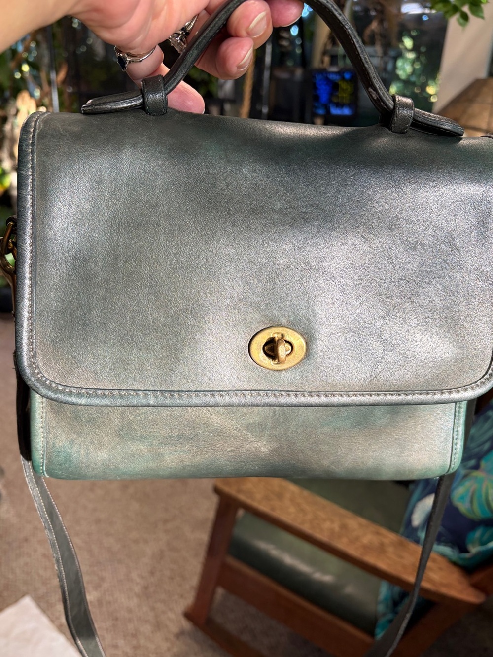 Leather Handbag Shoulder Bag Crossbody Vintage